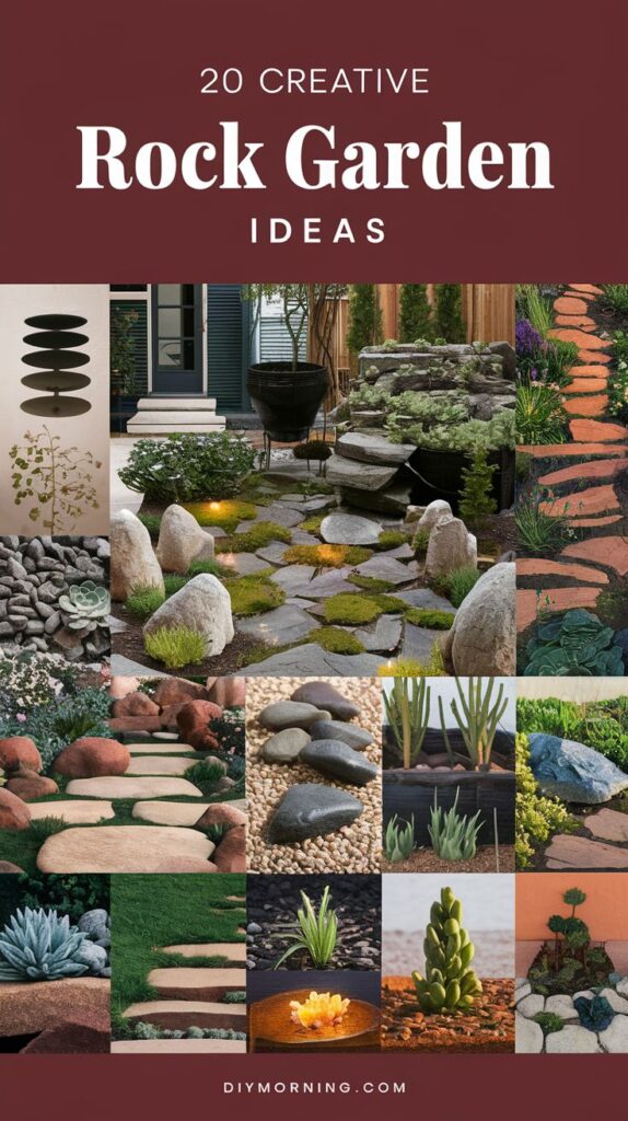 20 Creative Rock Garden Ideas to Transform Your Outdoor Space - DIY Morning